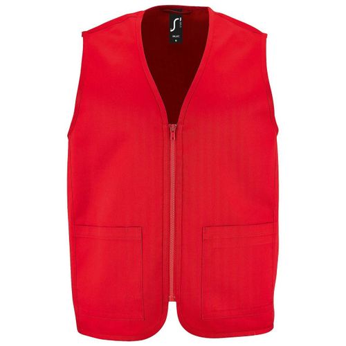 Gilet Reporter Léger Sans Manches - 02110 - Rouge