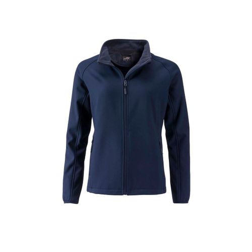 Veste Softshell Coupe-Vent Déperlante Femme Jn1129 - Bleu Marine