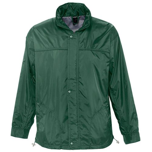 Veste Coupe-Vent Imperméable Doublé Jersey - 46000 - Vert Forêt - Mixte Homme Femme