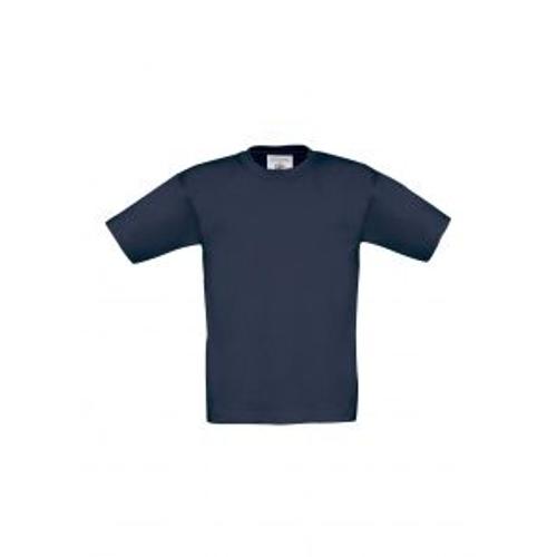 T-Shirt Enfant Manches Courtes Bc Exact 190 Kids - Bleu Navy