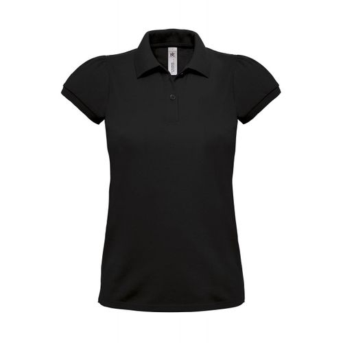 Polo Lourd Manches Courtes - Femme - Pw460 - Noir
