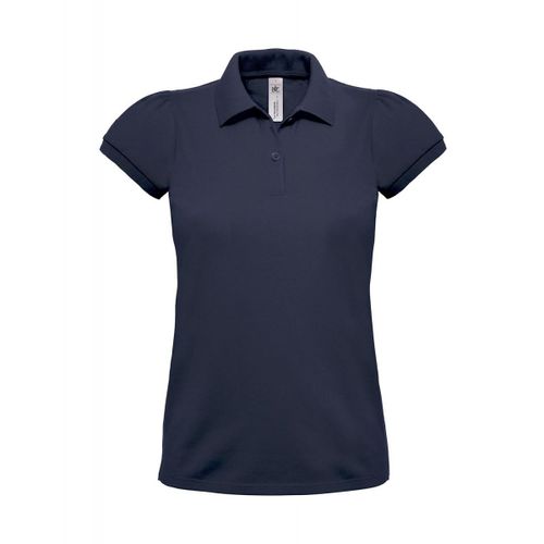 Polo Lourd Manches Courtes - Femme - Pw460 - Bleu Marine
