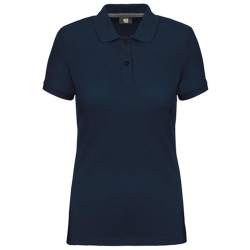 Polo Manches Courtes - Femme - Wk275 - Bleu Marine