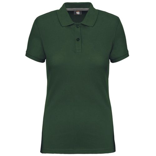 Polo Manches Courtes - Femme - Wk275 - Vert Forêt