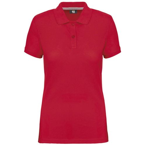 Polo Manches Courtes - Femme - Wk275 - Rouge