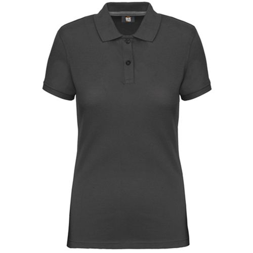 Polo Manches Courtes - Femme - Wk275 - Gris Foncé
