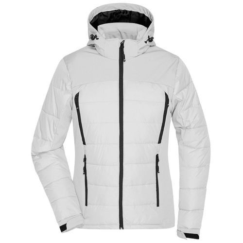 Veste Matelassée Femme - Anorak Ski Neige - Jn1049 - Blanc