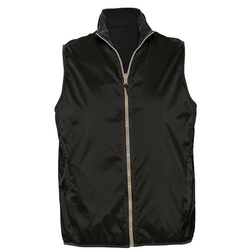Gilet Sans Manches Réversible Imperméable Doublé 44001 - Noir - Unisexe