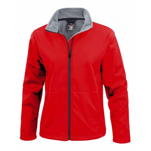 Veste Softshell Femme Doublée Micropolaire R209f - Rouge
