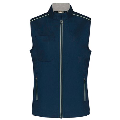 Gilet Sans Manches Daytoday - Femme - Wk6149 - Bleu Marine Et Gris Silver