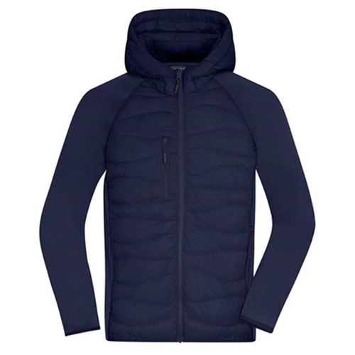 Doudoune Hybride Homme - Jn1330 - Bleu Marine