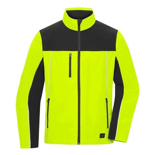 Veste De Travail Softshell - Unisexe - Jn1854 - Jaune Fluo