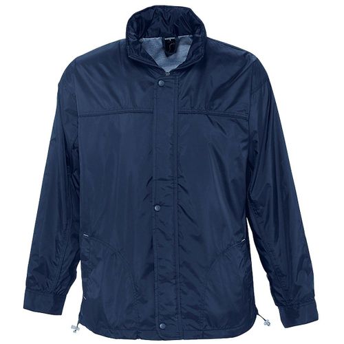 Veste Coupe-Vent Imperméable Doublé Jersey - 46000 - Bleu Marine - Mixte Homme Femme