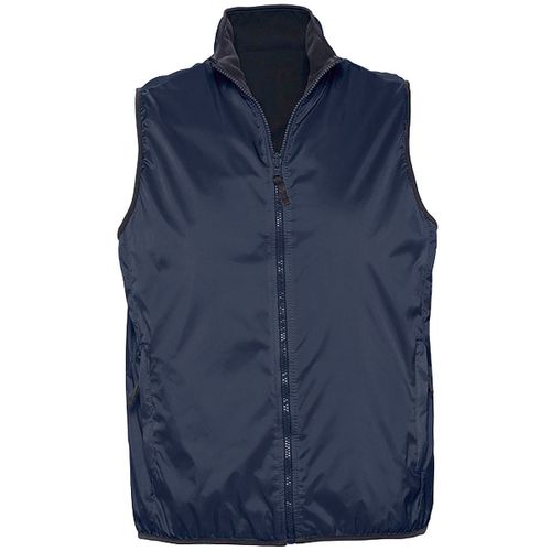 Gilet Sans Manches Réversible Imperméable Doublé 44001 - Bleu Marine - Unisexe