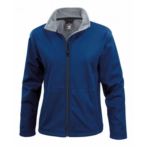 Veste Softshell Femme Doublée Micropolaire R209f - Bleu