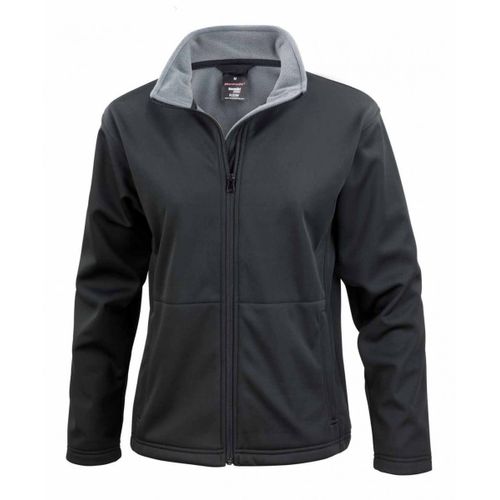 Veste Softshell Femme Doublée Micropolaire R209f - Noir