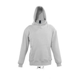 Sweat-Shirt Enfant Capuche Poche Kangourou - Gris - 13255