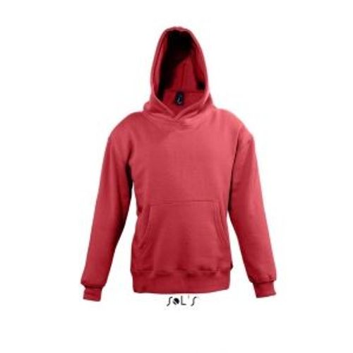 Sweat-Shirt Enfant Capuche Poche Kangourou - Rouge - 13255