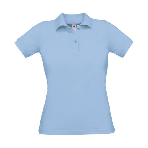Polo Manches Courtes - Femme - Pw455 - Bleu Ciel