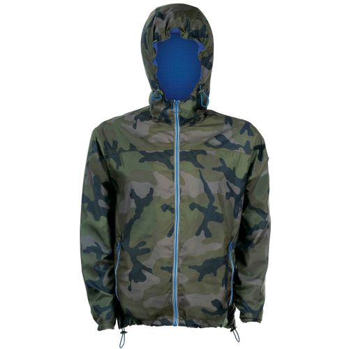 Veste Coupe-Vent Imperméable Doublé 01171 - Vert Camouflage- Unisexe