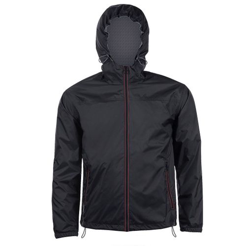 Veste Coupe-Vent Imperméable Doublé 01171 - Noir - Unisexe