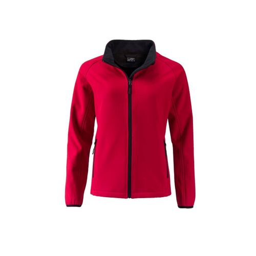 Veste Softshell Coupe-Vent Déperlante Femme Jn1129 - Rouge