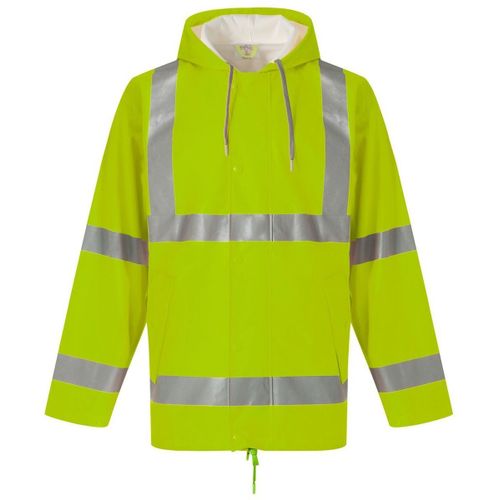 Veste De Pluie Respirante - Homme - Yhvs450 - Jaune Fluo