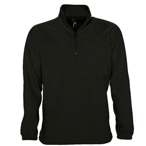 Sweat Shirt Polaire Col Zippé - 56000 - Noir