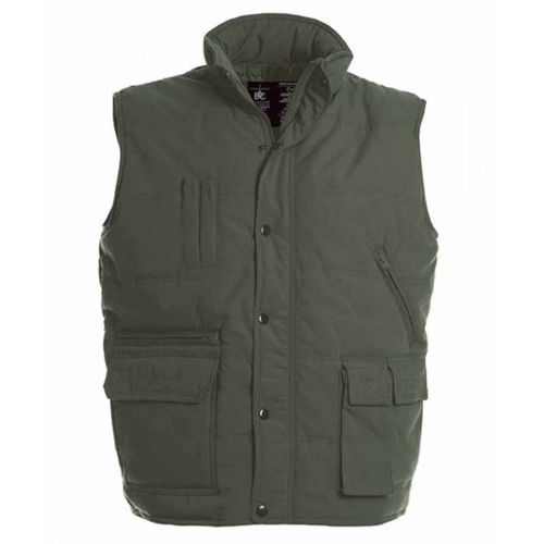 Doudoune Anorak Homme Sans Manches - Bodywarmer Ju880 - Vert Olive