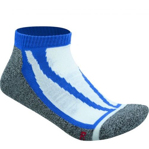 Chaussettes Basses De Sport - Jn209 - Bleu Et Gris - Sneakers Homme Femme