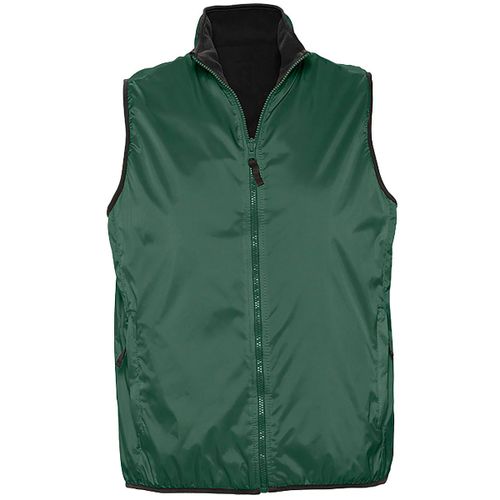 Gilet Sans Manches Réversible Imperméable Doublé 44001 - Vert Forêt - Unisexe