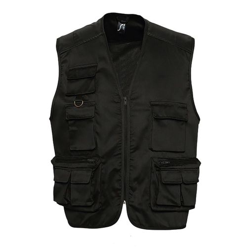 Gilet Reporter Multipoches Sans Manches - 43630 - Noir