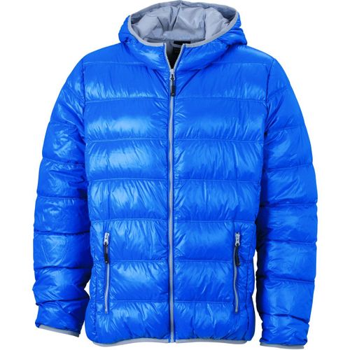 Veste Duvet À Capuche - Doudoune Anorak Homme - Jn1060 - Bleu