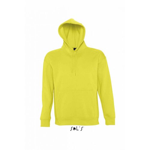 Sweat Shirt Capuche Poche Kangourou Unisexe - 13251 - Jaune
