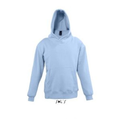 Sweat-Shirt Enfant Capuche Poche Kangourou - Bleu Ciel - 13255