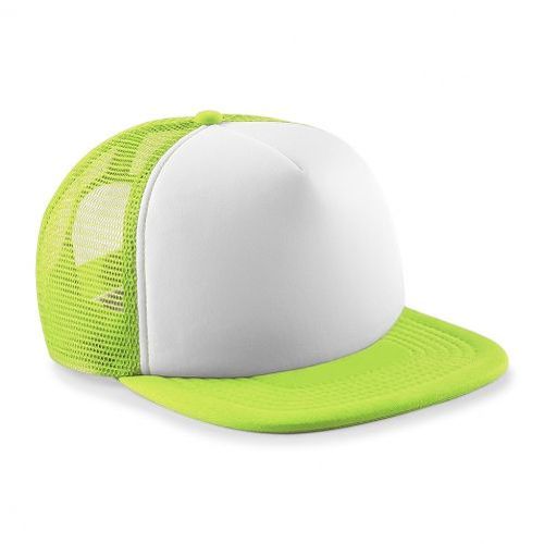 Casquette Trucker Base Ball - B645b - Vert Citron - Enfant - Junior