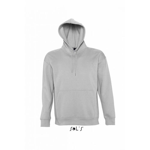 Sweat Shirt Capuche Poche Kangourou Unisexe - 13251 - Gris Clair
