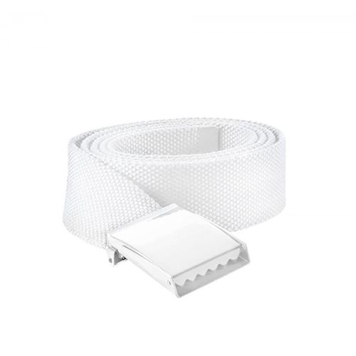 Ceinture Polyester Taille Réglable - Kp802 - Blanc