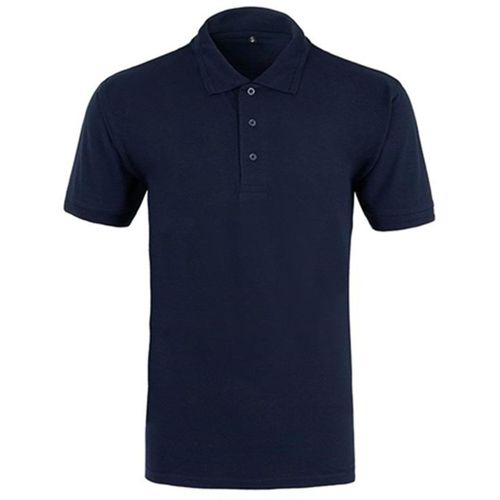 Polo Manches Courtes Bio Et Recyclé - Unisexe - Cybpolou1 - Bleu Marine
