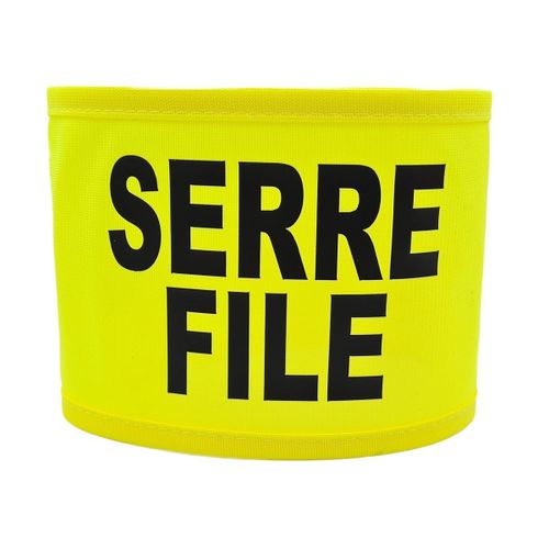 Brassard Léger Textile - Serre File - Jaune