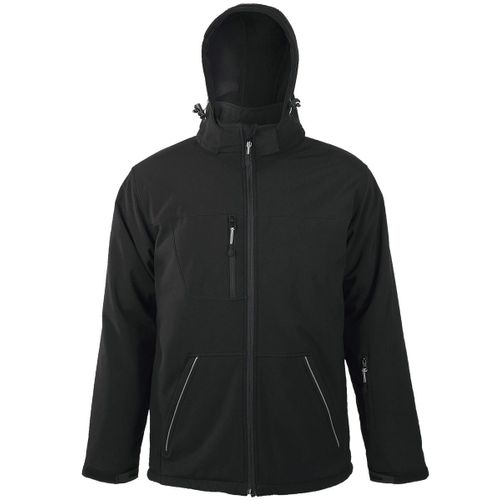 Veste Parka Softshell Doublée Et Matelassée - 46604 - Noir