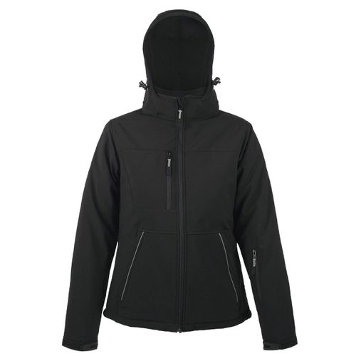 Parka Femme Softshell Hiver Doublée - 46804 - Noir