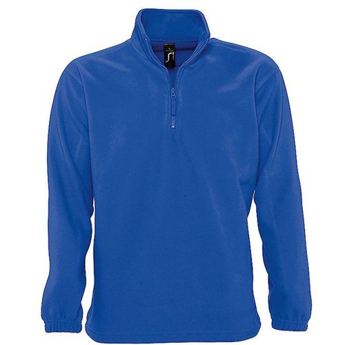 Sweat Shirt Polaire Col Zippé - 56000 - Bleu Roi