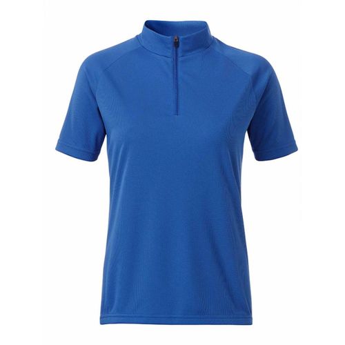 Maillot Cycliste Zippé - Femme - Jn511 - Bleu Roi