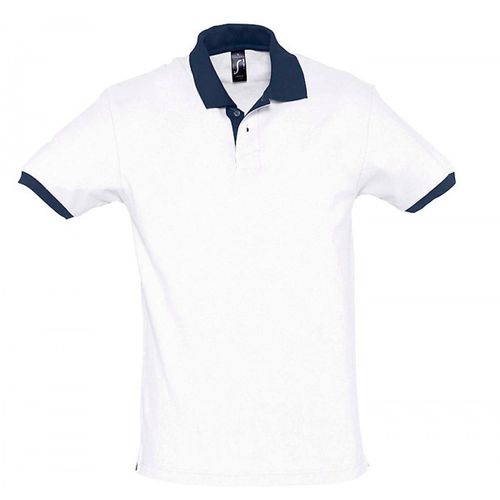 Polo Homme Bicolore - 11369 - Blanc