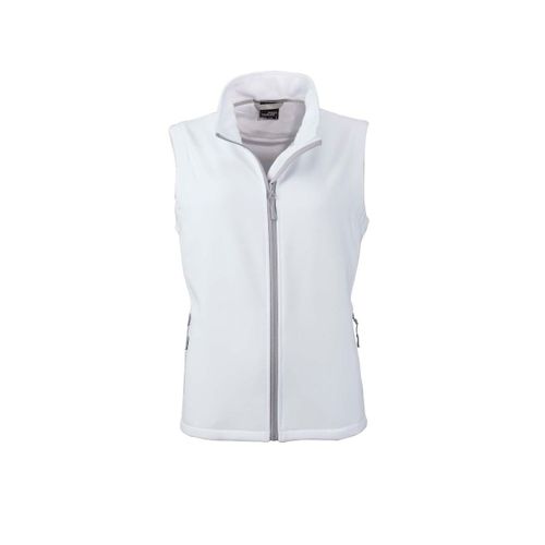 Gilet Sans Manches Micropolaire Softshell - Jn1127 - Blanc - Femme