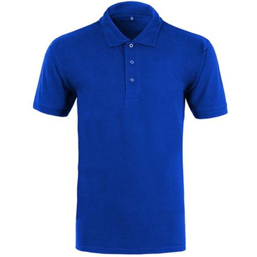 Polo Manches Courtes Bio Et Recyclé - Unisexe - Cybpolou1 - Bleu Roi