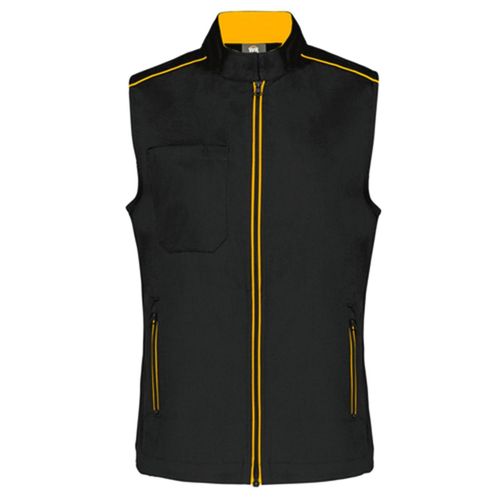 Gilet Sans Manches Daytoday - Femme - Wk6149 - Noir Et Jaune
