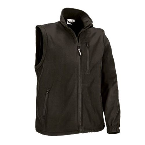 Veste Softshell Manches Amovibles - Homme - Ref Halifax - Noir