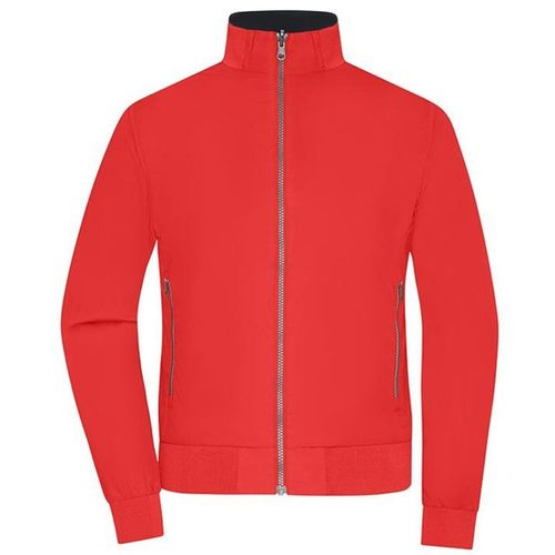 Veste Légère Réversible - Femme - Jn1335 - Rouge Et Noir